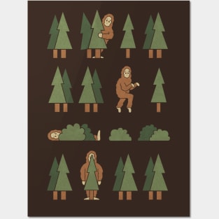 Bigfoot Forest Posters and Art
